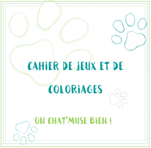 Visuel web cahier de coloriage du Chat